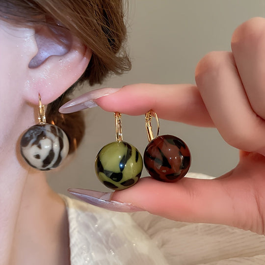 Timeless Resin Dangle Earrings