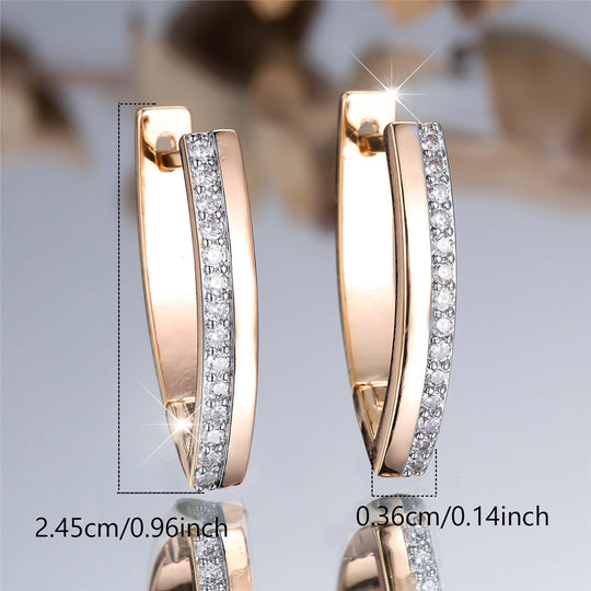 Elegant Classic V-Shaped Earclips