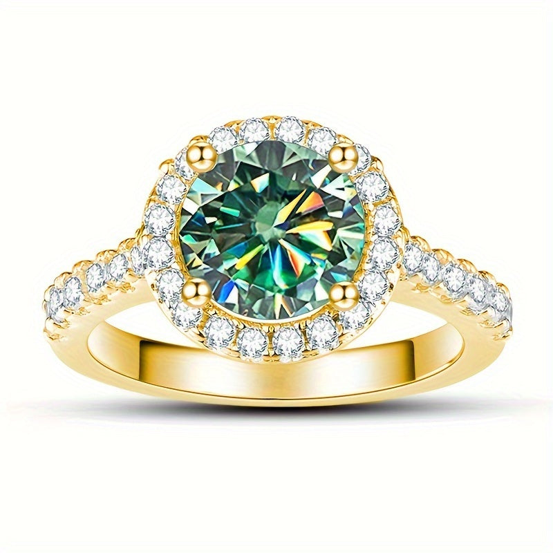 Stylish Moissanite Engagement Ring