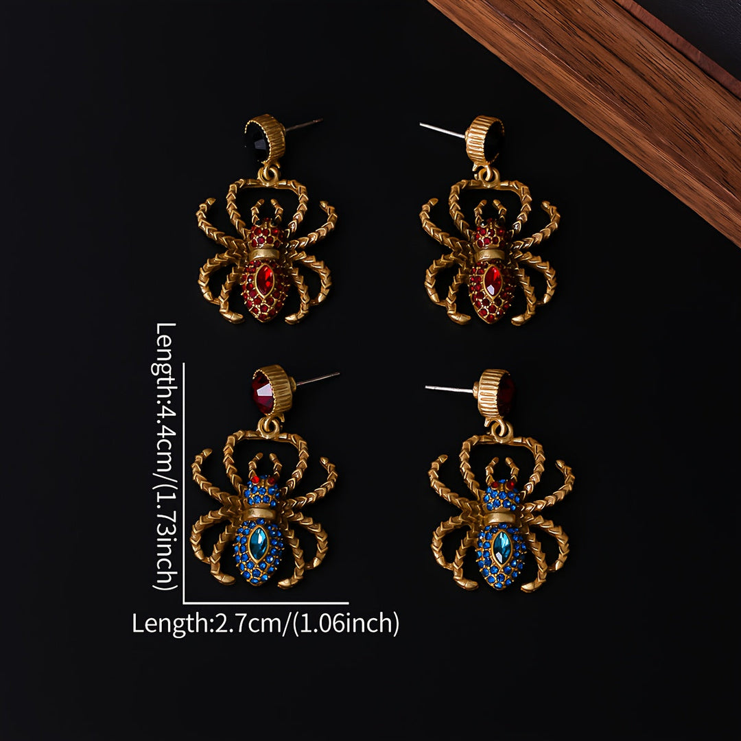 Minimalist Elegant Spider Drop Earrings