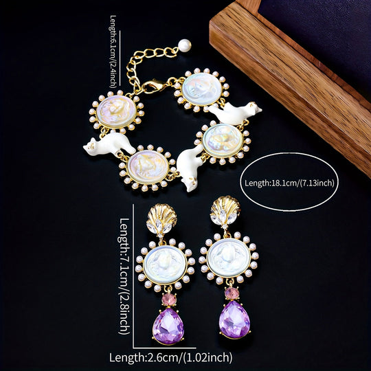 Exquisite Trendy Face Teardrop Earrings