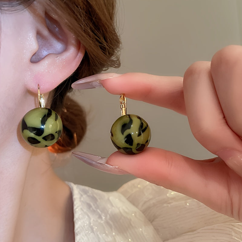 Timeless Resin Dangle Earrings
