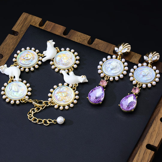Exquisite Trendy Face Teardrop Earrings