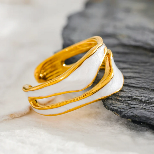 Minimalist White Gold Ring