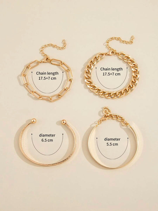 4 Piece Deja Bracelet Set